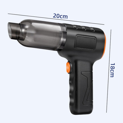 Car Vacuum Cleaner Large Suction Power Wireless Pump Inflatable Blower Handheld Small Vacuum Cleaner, Brush 200W+2 Filters+Storage Bag (Black), Brush 200W+3 Filters+Air Bag (Black), Brushless 260W+2 Filters+Storage Bag (Black)