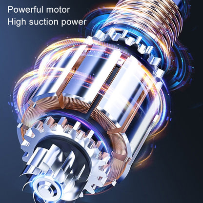 Car Vacuum Cleaner Large Suction Power Wireless Pump Inflatable Blower Handheld Small Vacuum Cleaner, Brush 200W+2 Filters+Storage Bag (Black), Brush 200W+3 Filters+Air Bag (Black), Brushless 260W+2 Filters+Storage Bag (Black)