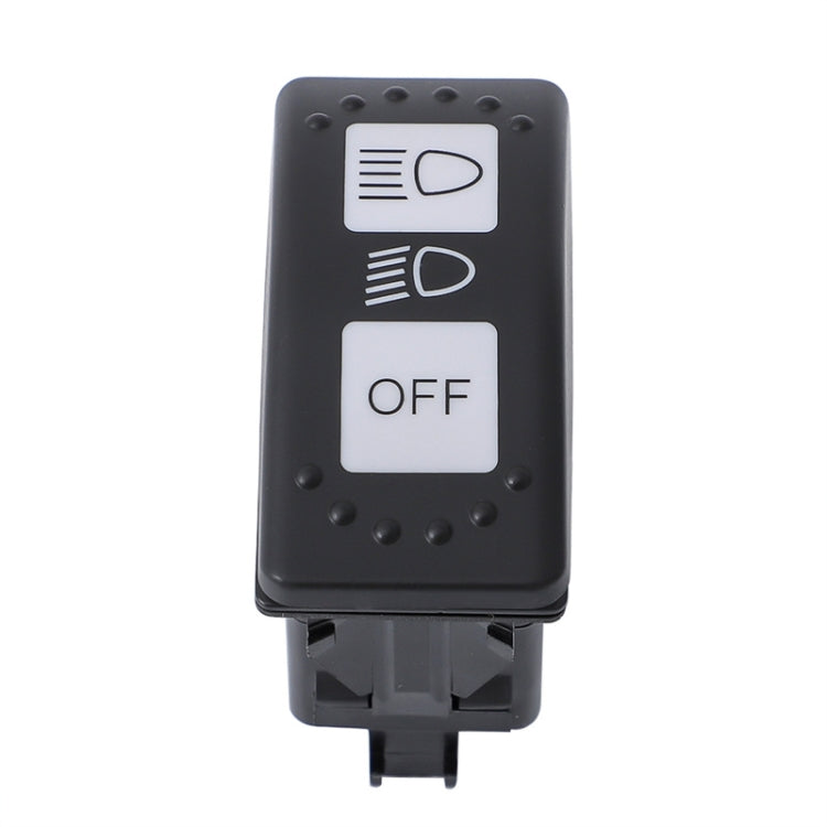 12V Car Modified Far Near Light Self-Locking Waterproof Switch
