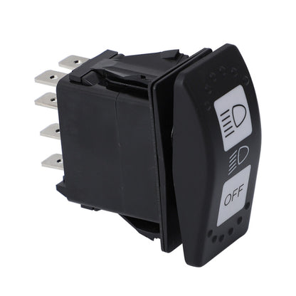 12V Car Modified Far Near Light Self-Locking Waterproof Switch