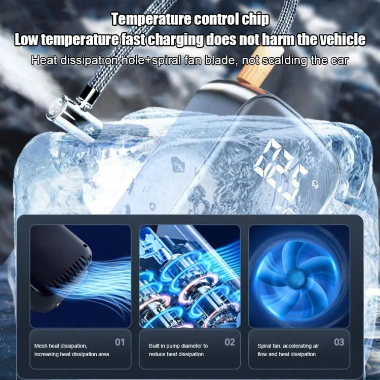 Car Portable Electric Tire Inflator Pump, Wired, Wireless Standard, Wireless Upgrade