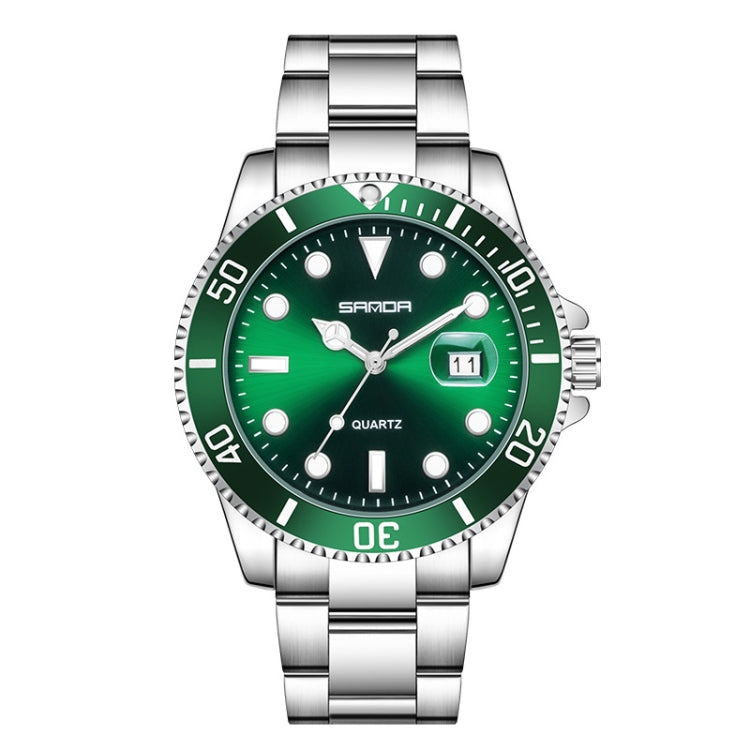 SANDA 1099 Steel Belt Electronic Watch Men Quartz Watch Simple Personalized Wristwatch
