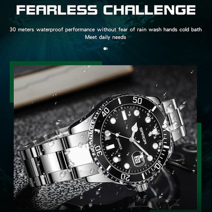SANDA 1099 Steel Belt Electronic Watch Men Quartz Watch Simple Personalized Wristwatch