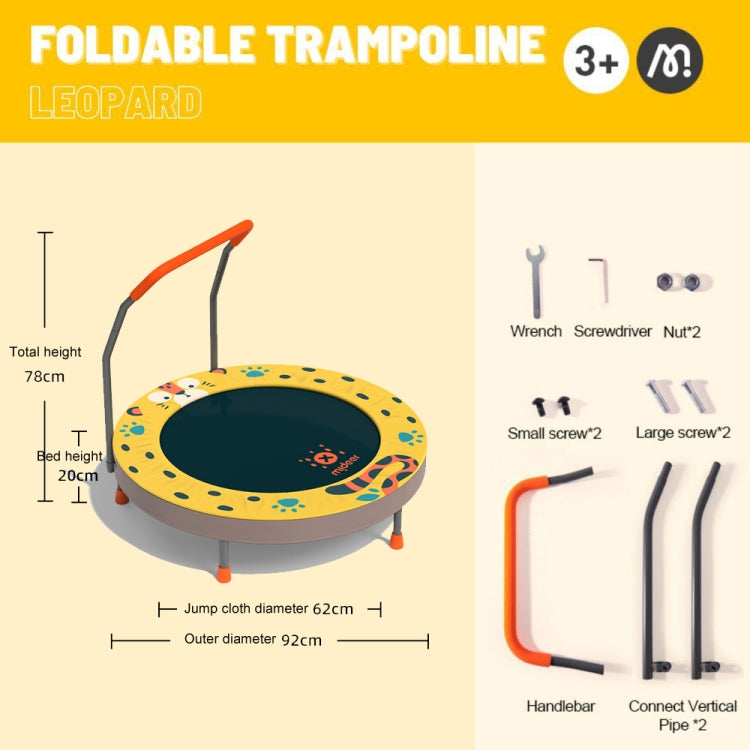 Children Foldable Trampoline Indoor Anti-collision Bouncer Baby Sports Toys, Mideer MD2239
