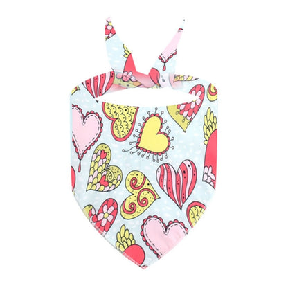 Cute Pet Triangle Towel Bib Cartoon Cats And Dogs Drool Towel Scarf, 01, 02, 03, 04, 05, 06, 07, 08, 09, 10, 11