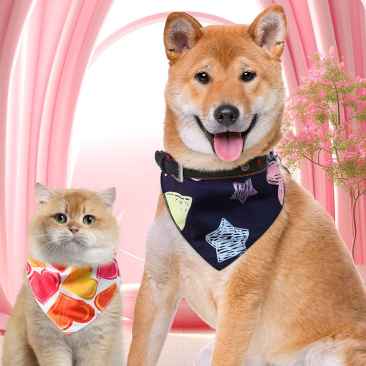 Cute Pet Triangle Towel Bib Cartoon Cats And Dogs Drool Towel Scarf, 01, 02, 03, 04, 05, 06, 07, 08, 09, 10, 11