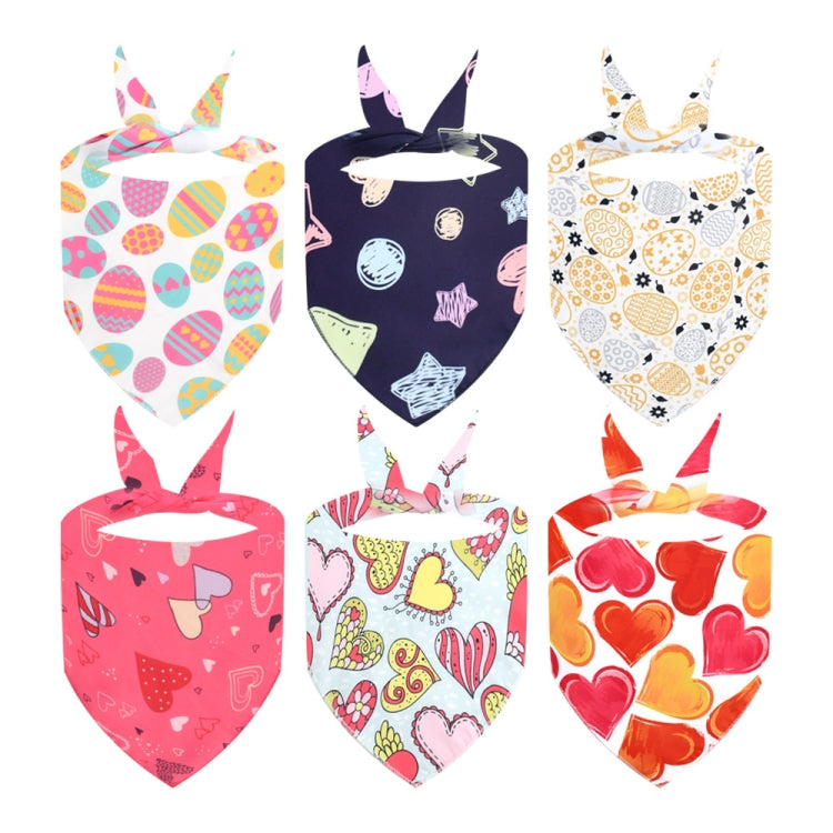 Cute Pet Triangle Towel Bib Cartoon Cats And Dogs Drool Towel Scarf, 01, 02, 03, 04, 05, 06, 07, 08, 09, 10, 11