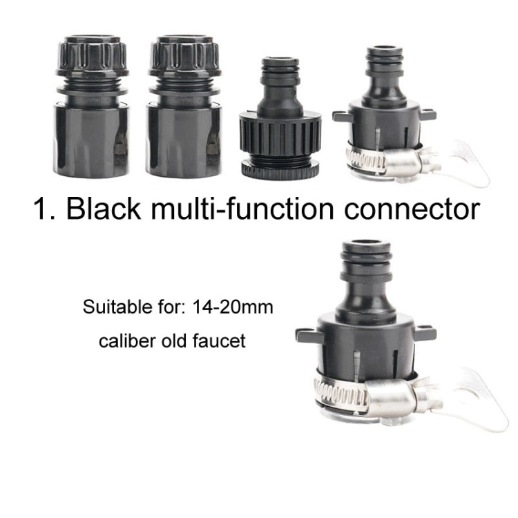 Household High Pressure Car Wash Metal Water Jet Car Brushing Booster Nozzle, 4 Connector+5m Pipe, 2 Clamps