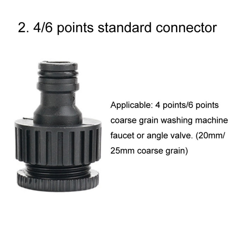 Household High Pressure Car Wash Metal Water Jet Car Brushing Booster Nozzle, 4 Connector+5m Pipe, 2 Clamps