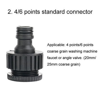 Household High Pressure Car Wash Metal Water Jet Car Brushing Booster Nozzle, 4 Connector+5m Pipe, 2 Clamps