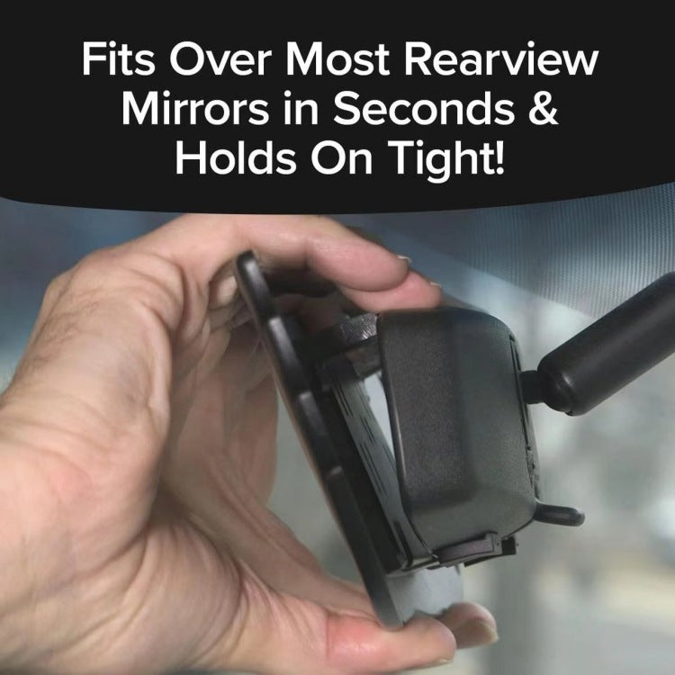 Wide-Angle Rearview Mirror Reduce Blind Spots Fits Most Cars SUVs, Wide-Angle