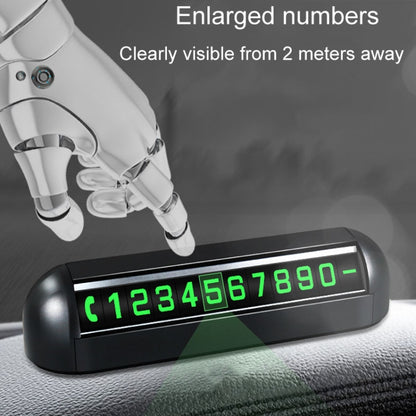 Automobile Temporary Parking License Plate Move Car Phone Number Cards