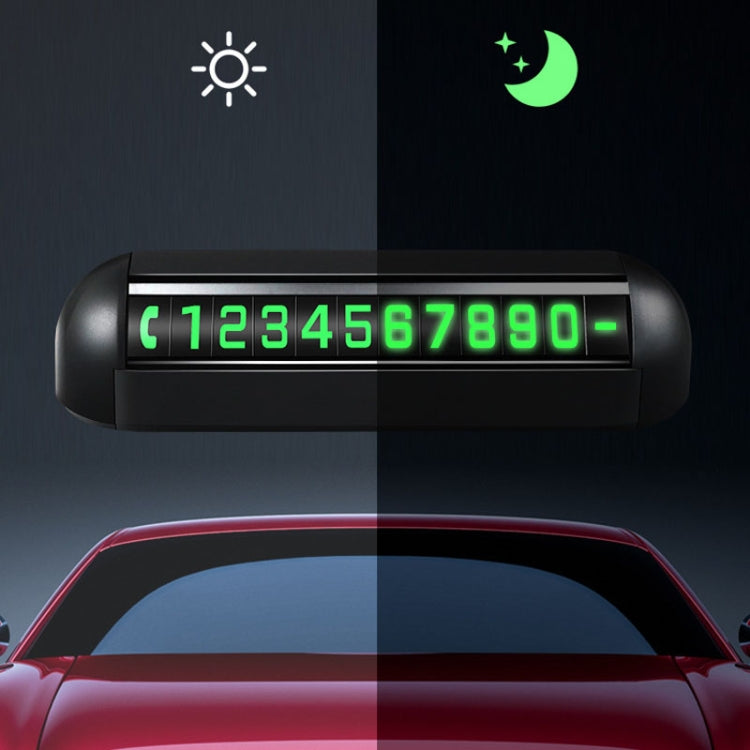Automobile Temporary Parking License Plate Move Car Phone Number Cards
