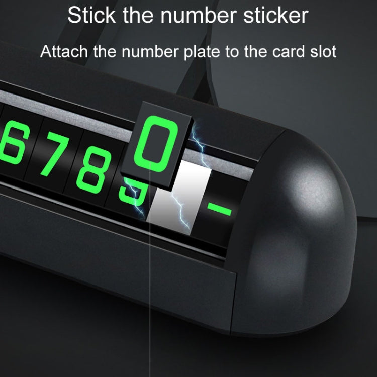 Automobile Temporary Parking License Plate Move Car Phone Number Cards