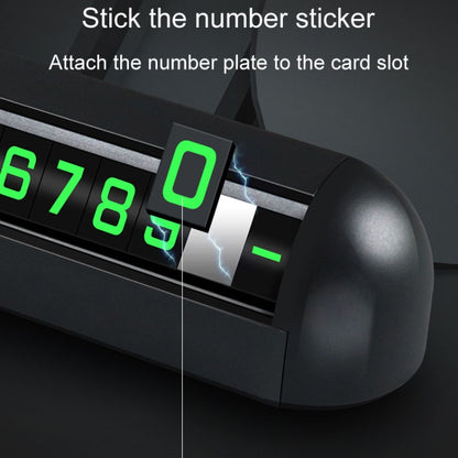 Automobile Temporary Parking License Plate Move Car Phone Number Cards