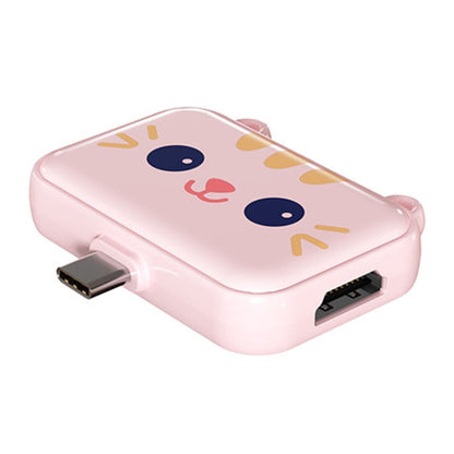 3 In 1 Type-C Docking Station USB Hub For iPad / Phone Docking Station, 3H HDMI+PD+USB3.0 Pink, 3C USB3.0+USB2.0 x 2 Pink, 3A USB3.0+USB2.0 x 2 Pink