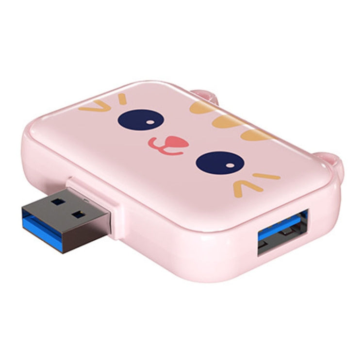 3 In 1 Type-C Docking Station USB Hub For iPad / Phone Docking Station, 3H HDMI+PD+USB3.0 Pink, 3C USB3.0+USB2.0 x 2 Pink, 3A USB3.0+USB2.0 x 2 Pink