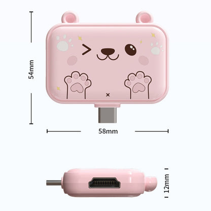 3 In 1 Type-C Docking Station USB Hub For iPad / Phone Docking Station, 3H HDMI+PD+USB3.0 Pink, 3C USB3.0+USB2.0 x 2 Pink, 3A USB3.0+USB2.0 x 2 Pink