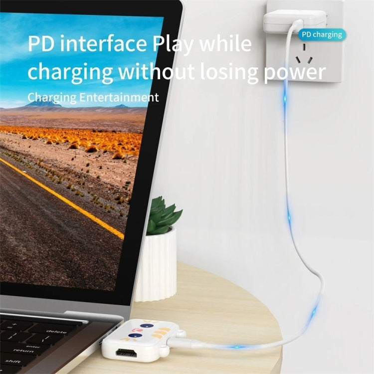 3 In 1 Type-C Docking Station USB Hub For iPad / Phone Docking Station, 3H HDMI+PD+USB3.0 Pink, 3C USB3.0+USB2.0 x 2 Pink, 3A USB3.0+USB2.0 x 2 Pink