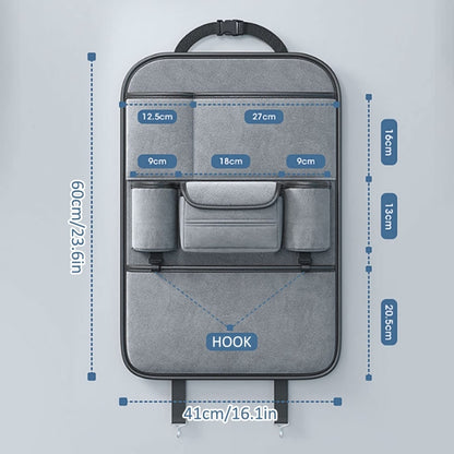Multifunction Car Seat Back Storage Bag Seat Back Pocket Car Utility Storage Hanging Bag
