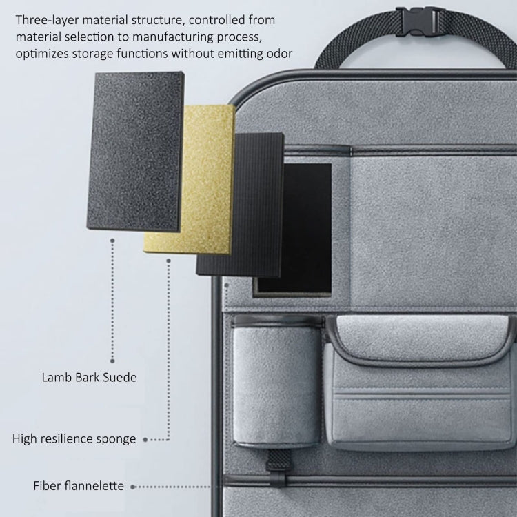 Multifunction Car Seat Back Storage Bag Seat Back Pocket Car Utility Storage Hanging Bag