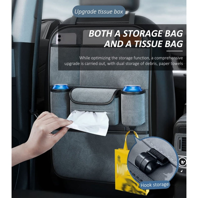 Multifunction Car Seat Back Storage Bag Seat Back Pocket Car Utility Storage Hanging Bag
