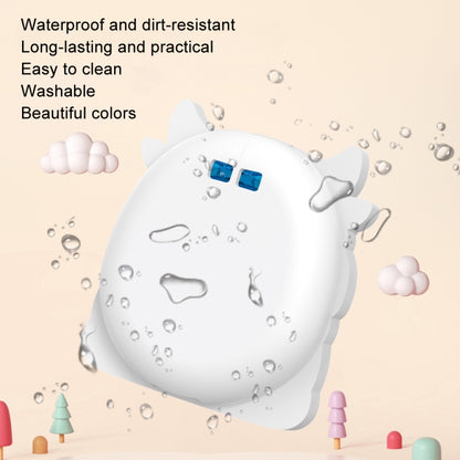 For Tamagotchi Uni (2023) Pet Game Console Silicone Protective Case, White Cow