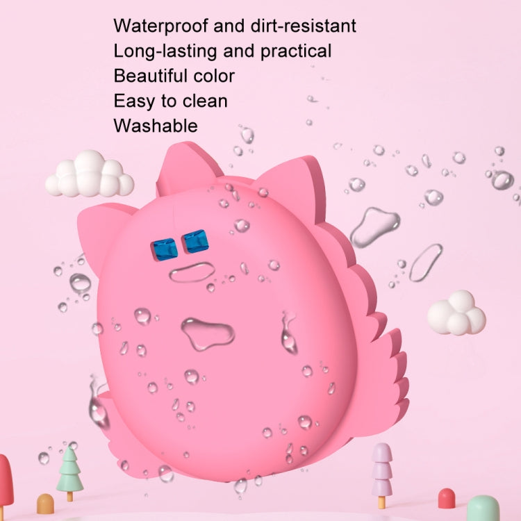 For Tamagotchi Uni (2023) Pet Game Console Silicone Protective Case, Pink Cartoon