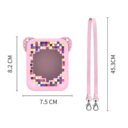 For Bitzee Pet Machine Silicone Case, Blue, Pink, Mint Green