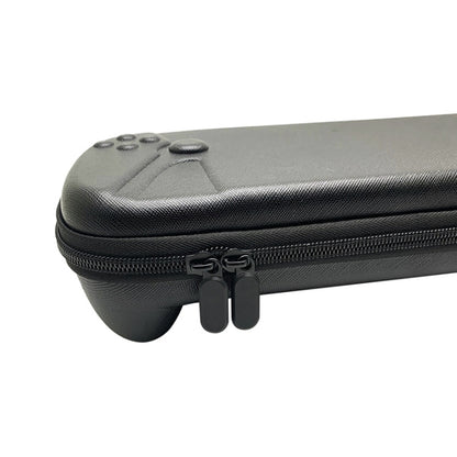 For Sony PlayStation Portal Hard Shell Case Portable Storage Bag, PU Cross Line, Oxford Cloth 1680D