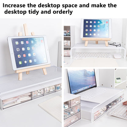 Computer Monitor Elevated Bracket Desk Wrought Iron Rack Organizer, Standard Single Layer, Deepen Single Layer, Double Layer, Double Layer Split, Deepen Dual Layer, Deepen Dual Layer Split