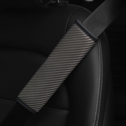 3D Striped Mesh Car Seat Belt Cover Shoulder Pads