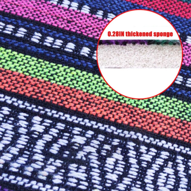 Ethnic Style Linen Car Seat Belt Cover Shoulder Pads