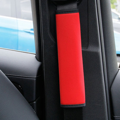 Skin Feeling Car Leather Seat Belt Cover Shoulder Pads, 6.5x23cm