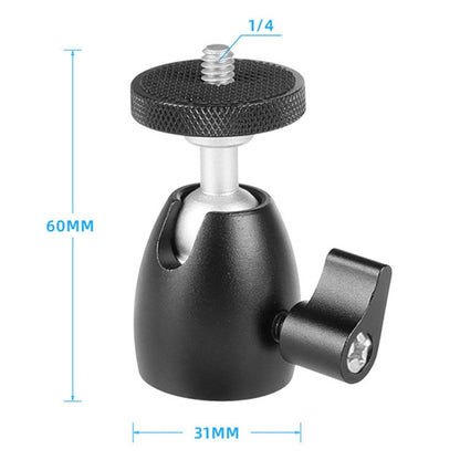 Q39 360 Degree Rotating Ball Tripod Projector Shooting Heads Accessories Cell Phone DSLR Camera Heads, 360 Degree Rotating Ball Tripod Heads