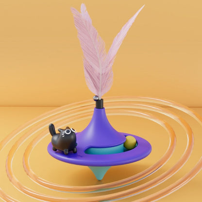 Cats Gyro Carousel Toy Pet Amusement And Boredom Relieving Toys