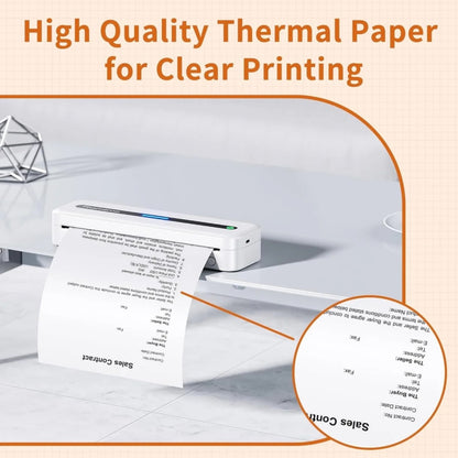 Writing Quick-Drying Thermal Paper 10-Year Long-Lasting For M832 / M833 / M834 / M835 Printer, Phomemo 3rolls /Box 53mm, Phomemo 3rolls /Box 80mm, Phomemo 3rolls /Box 110mm, Phomemo 2rolls /Box A4, Phomemo 4rolls /Box A4, Phomemo 2rolls /Box Letter