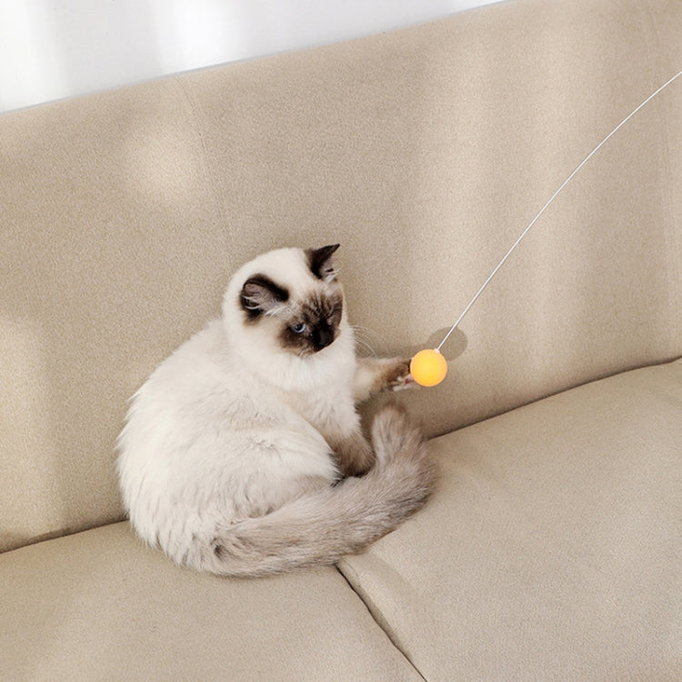 Suction Cup Funny Cat Wand Toy Cat Playing Pole, Feather Set White, Feather Set Pink, Table Tennis Set