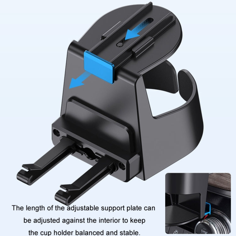 Multifunctional Car Air Conditioner Outlet Cup Holder Ashtray