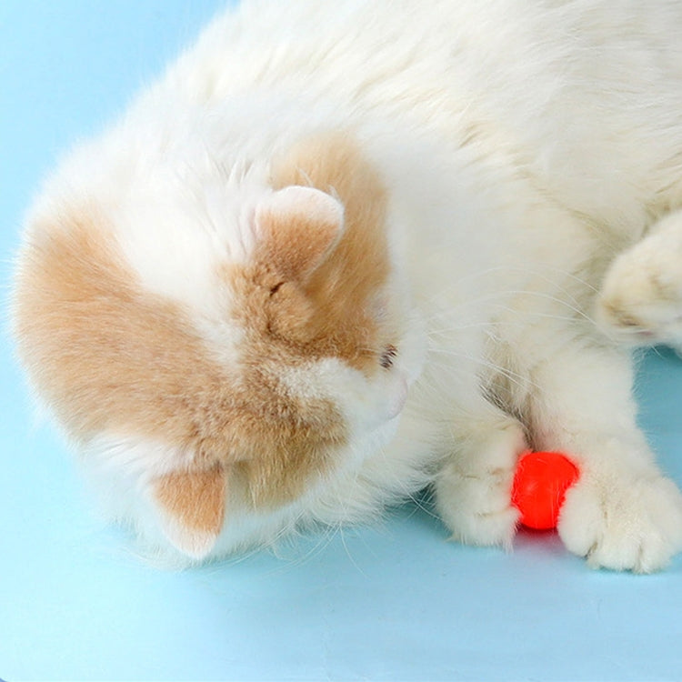 Cat Interactive Plush Toy Silent Plush Ball Launcher Pet Toy Balls, Launcher + 100 Balls, Launcher + 50 Balls, Launcher + 30 Balls, Launcher + 20 Balls