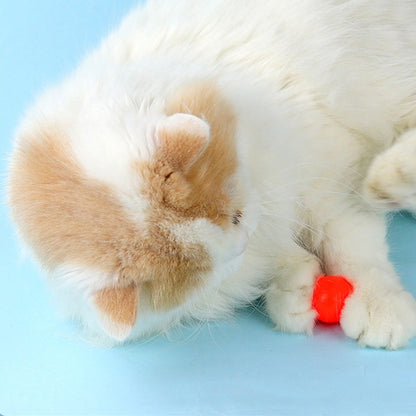 Cat Interactive Plush Toy Silent Plush Ball Launcher Pet Toy Balls, Launcher + 100 Balls, Launcher + 50 Balls, Launcher + 30 Balls, Launcher + 20 Balls