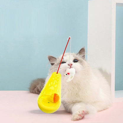 Cat Toy Ball Cat Stick Self-stimulation Boredom Relief Food Leakage Tumbler