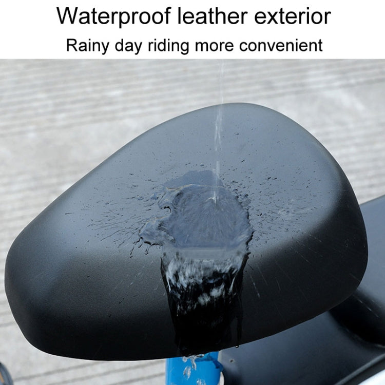Electronic Bicycle Thickened Leather Heat Insulation Waterproof Universal Seat Cushion Covers, Front Seat, Back Seat, Backrest