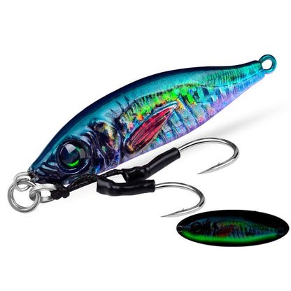 PROBEROS  LF136 Fishing Lure 3D Spray Painted Imitation Bait Long Casting Freshwater Fishing Warbler Bass Leader Lure, 40g, 60g, 30g, 80g