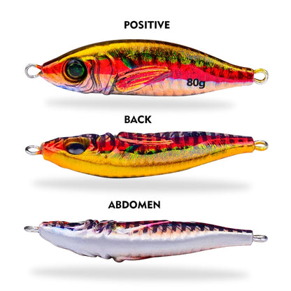 PROBEROS  LF136 Fishing Lure 3D Spray Painted Imitation Bait Long Casting Freshwater Fishing Warbler Bass Leader Lure, 40g, 60g, 30g, 80g
