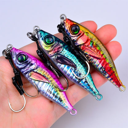 PROBEROS  LF136 Fishing Lure 3D Spray Painted Imitation Bait Long Casting Freshwater Fishing Warbler Bass Leader Lure, 40g, 60g, 30g, 80g