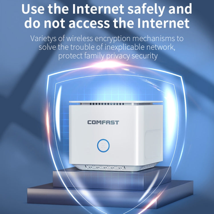 COMFAST CF-WR651AC  AC1200 Mesh Wireless Router 2.4G&5G Wi-Fi Repeater Amplifier, CF-WR651AC
