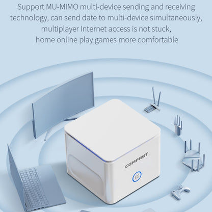COMFAST CF-WR651AC  AC1200 Mesh Wireless Router 2.4G&5G Wi-Fi Repeater Amplifier, CF-WR651AC