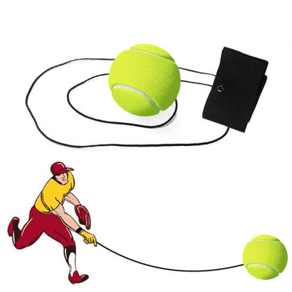 Wrist Elastic Ball Hand Grab Ball Toys With Wope Boomerang Ball Children Toys, Tennis Model