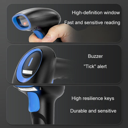 Supermarket Cashier Express Scanner Warehouse Handheld Barcode Scanning Device, Wired Red Light, Wireless Red Light, Wired 2-Dimensional, Wireless 2-Dimensional